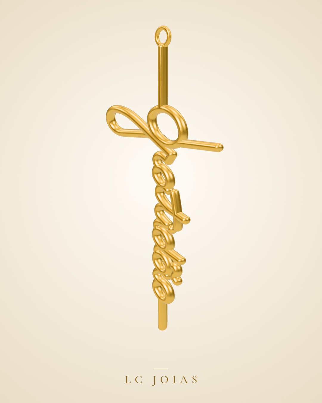 Pingente 1754 pg em ouro