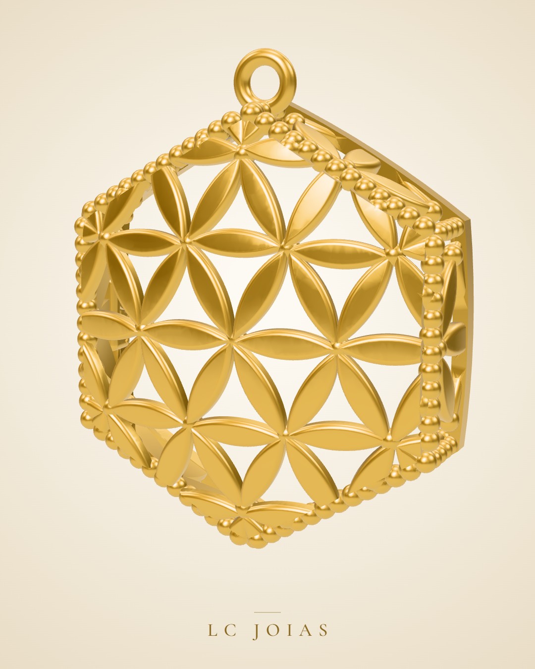 Pingente 1343 z pg m em ouro
