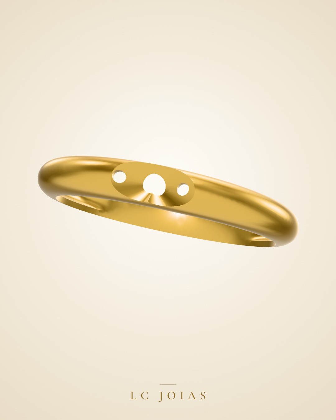 Anel 1306 z an em ouro