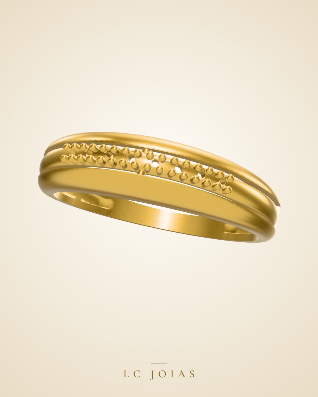 Anel 01 an em ouro