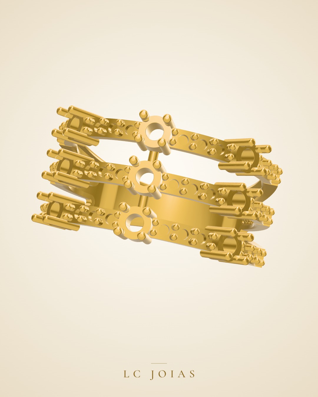Anel 7902 an c em ouro