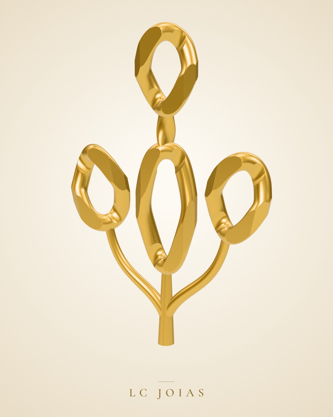 Colar 14 corrente em ouro