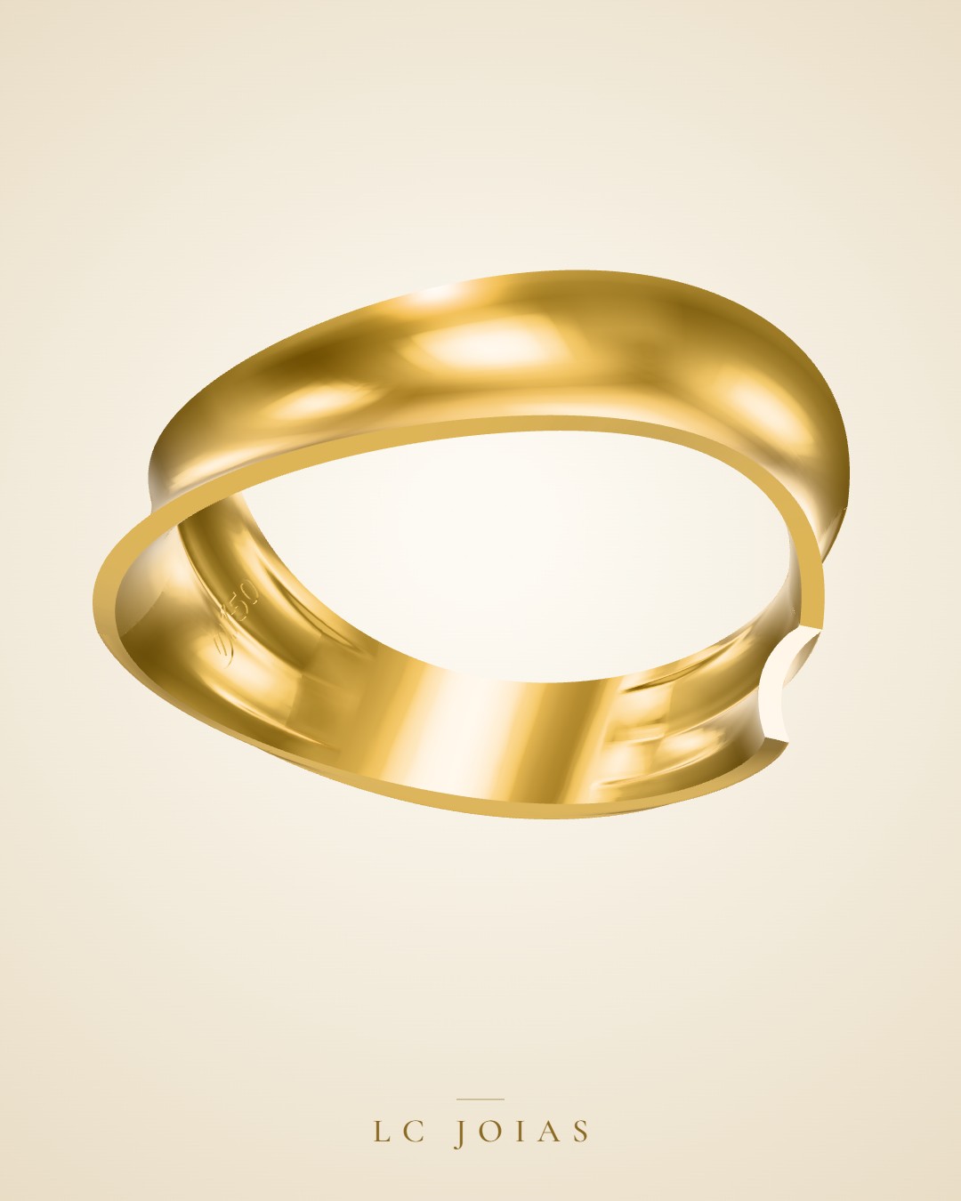 Anel 6030an em ouro
