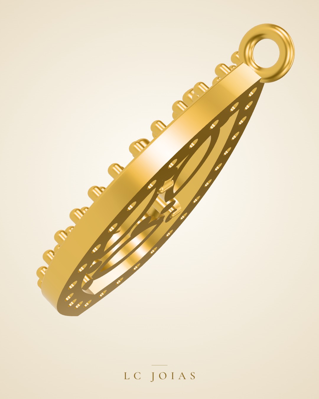Brinco 8118 br espelhar em ouro