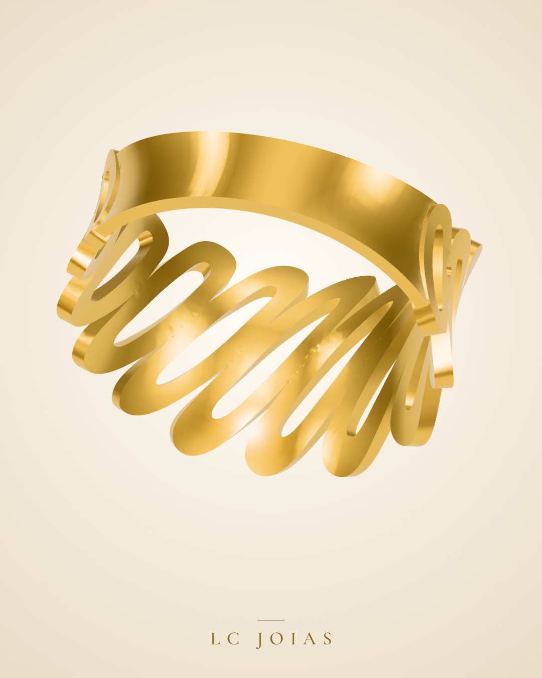 Anel 6027an em ouro