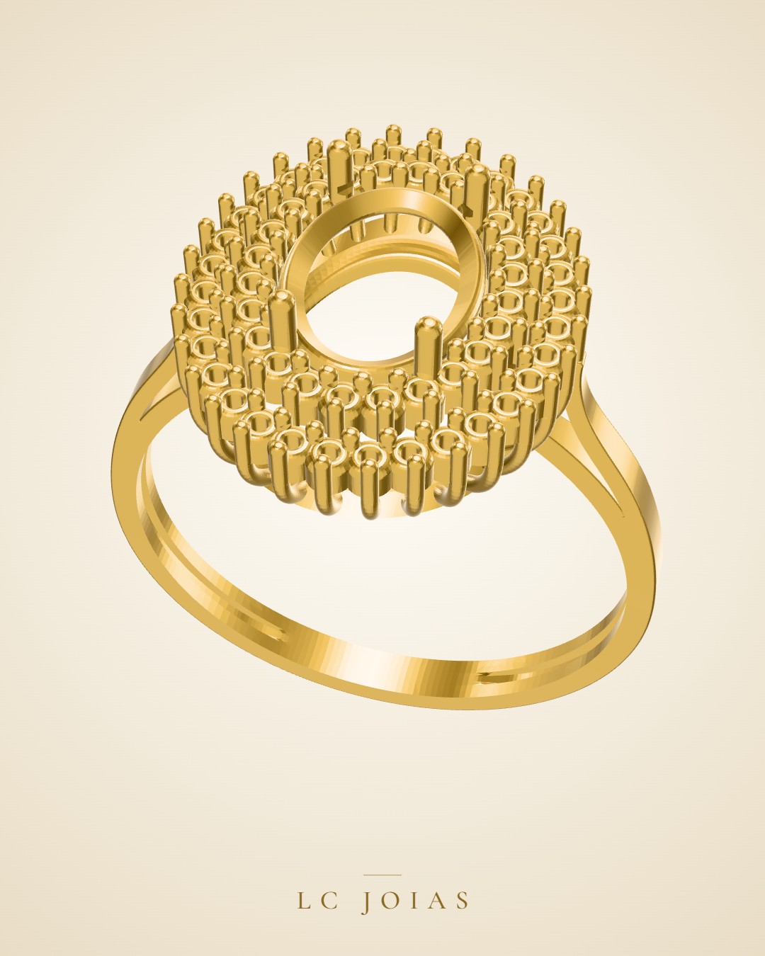 Anel 874 an em ouro
