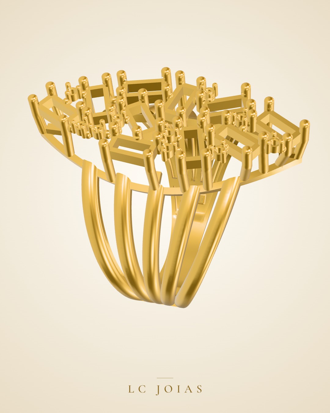 Anel 8437 an em ouro