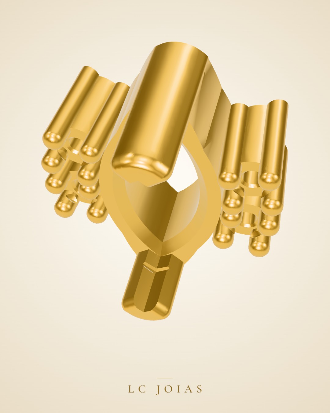 Anel 2162 z an em ouro