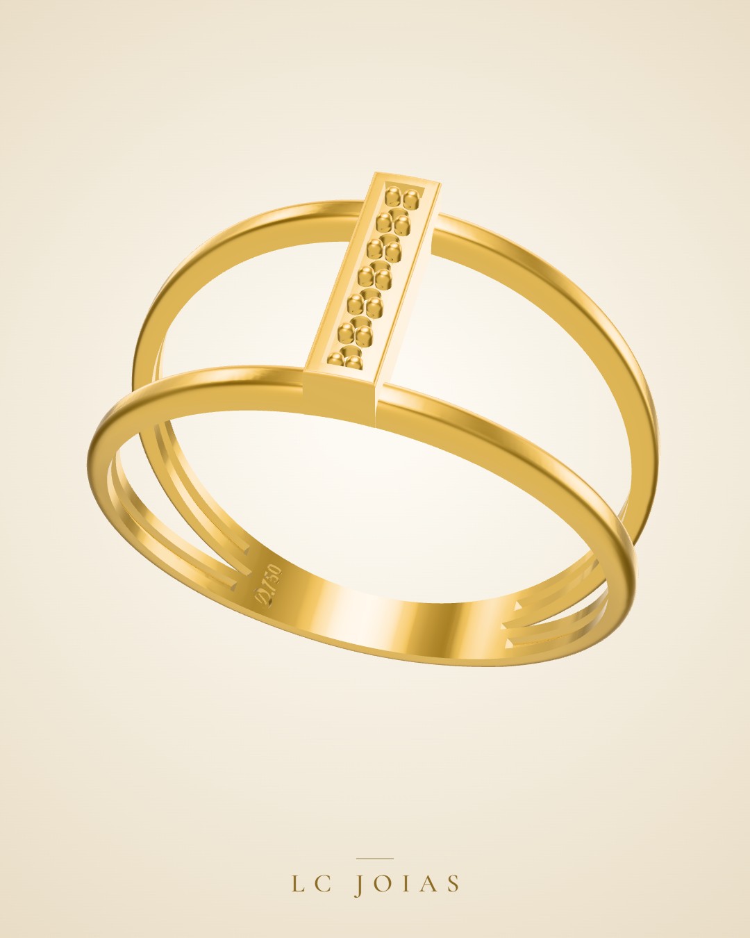 Anel 1802 an em ouro