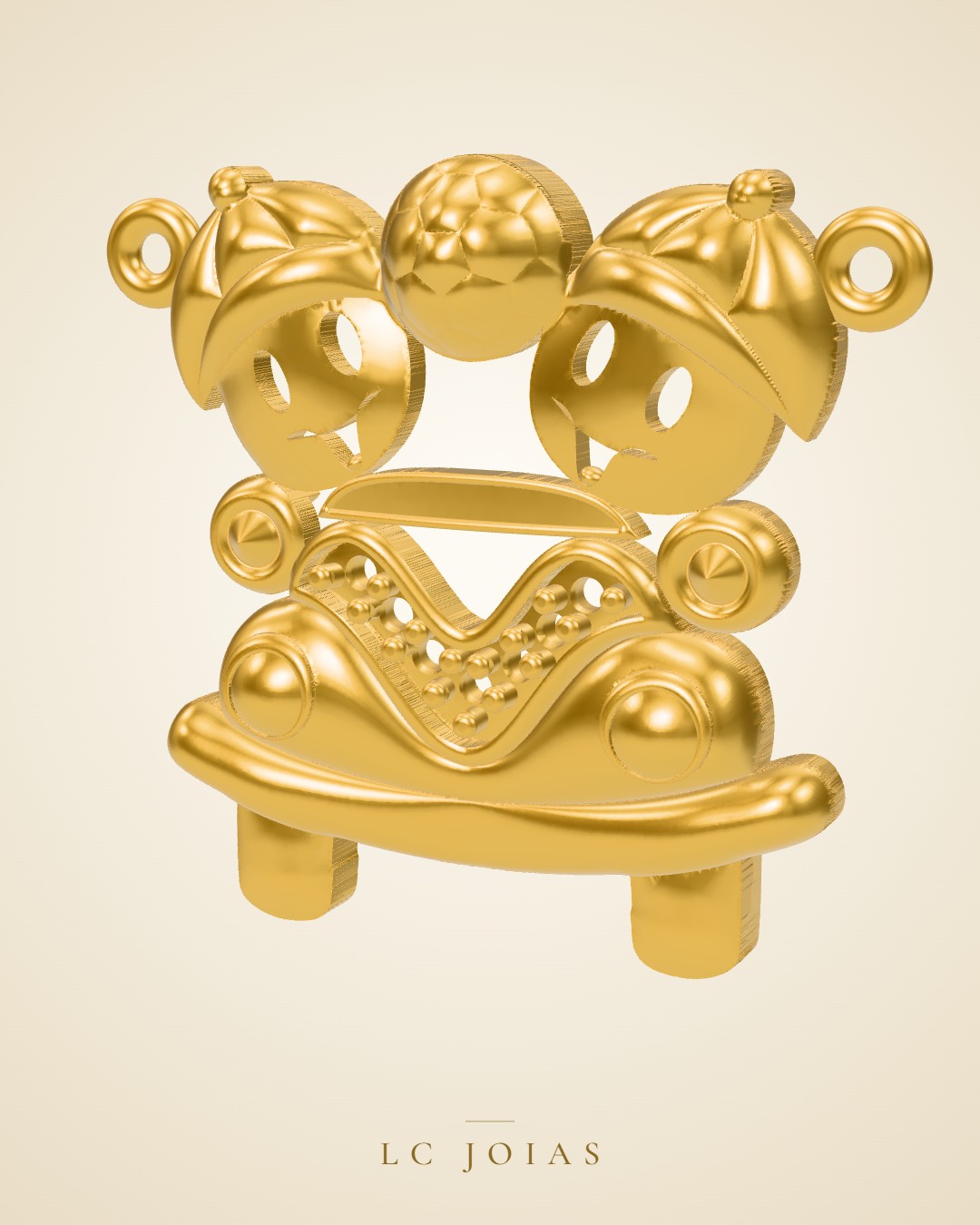 Pingente 3515 ping em ouro