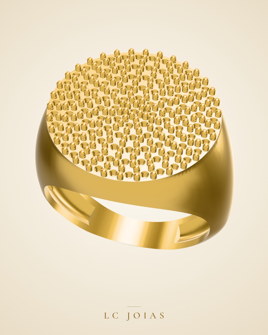 Anel 1647 an pedido em ouro