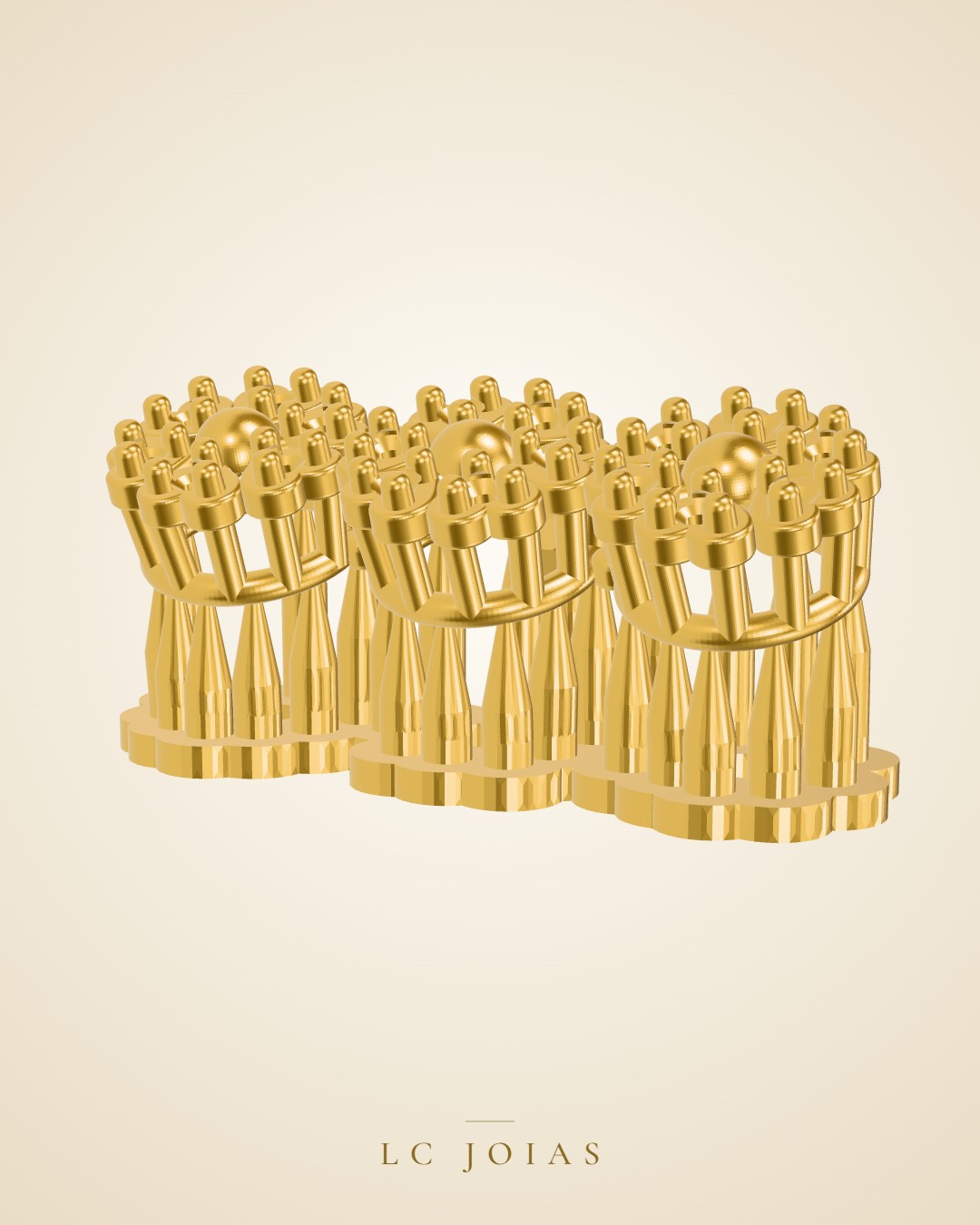 Brinco 7153 br em ouro