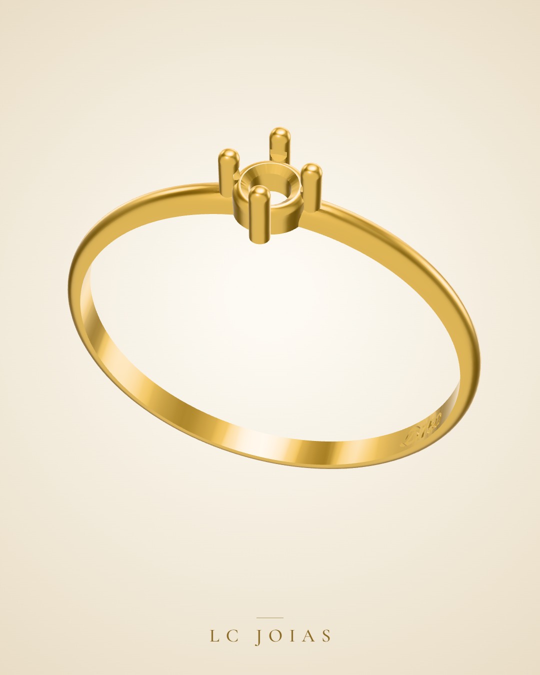 Anel 7419 an em ouro