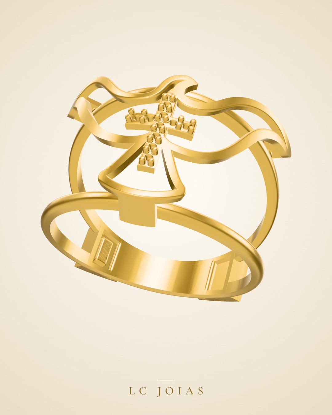 Anel 8220 an em ouro