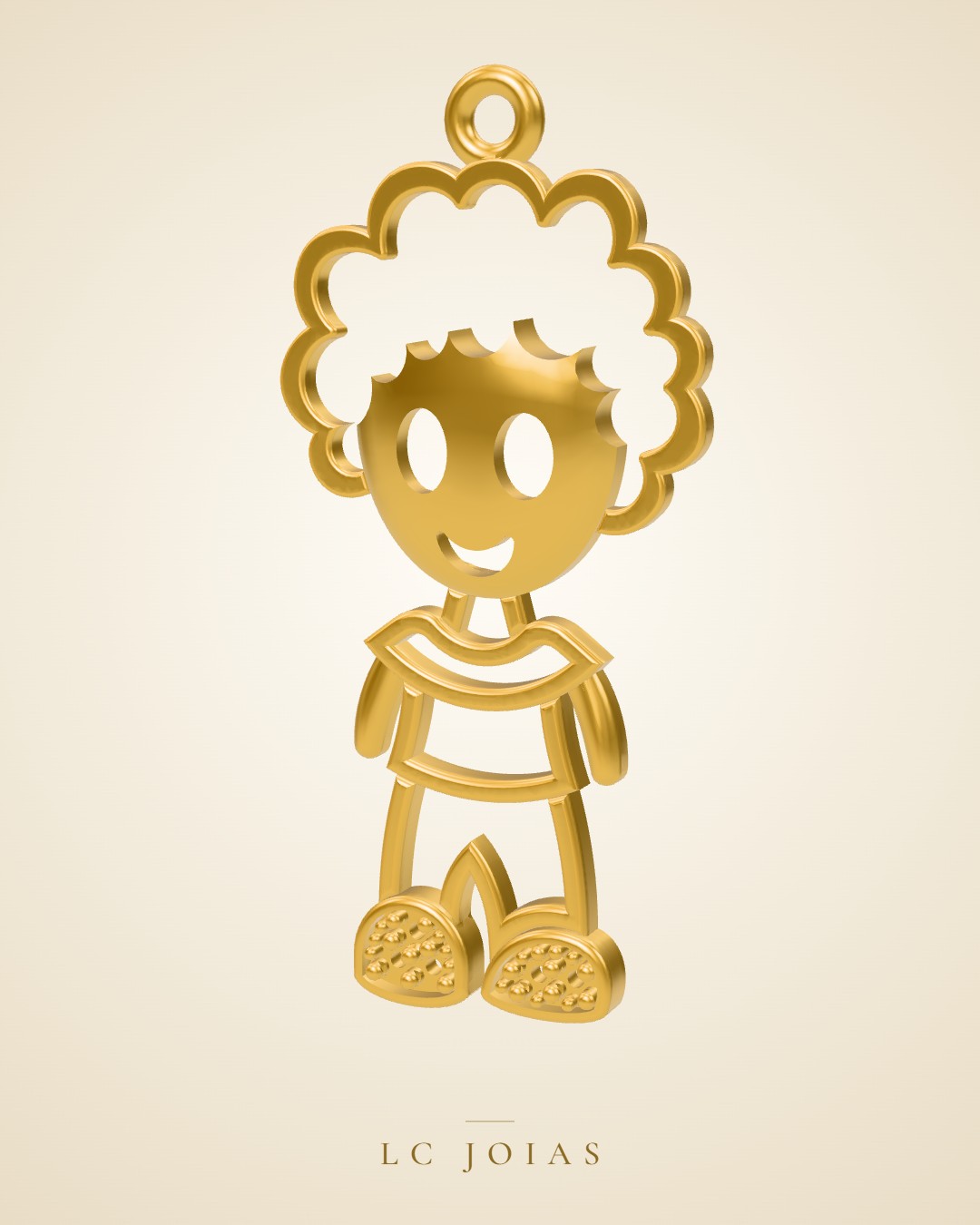 Pingente 7039 pg em ouro
