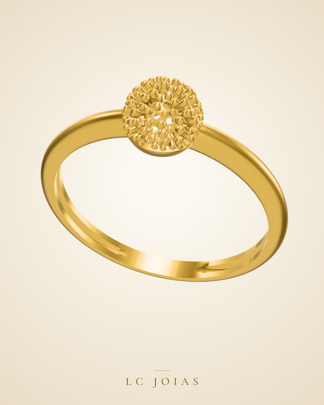 Anel 6330 an em ouro