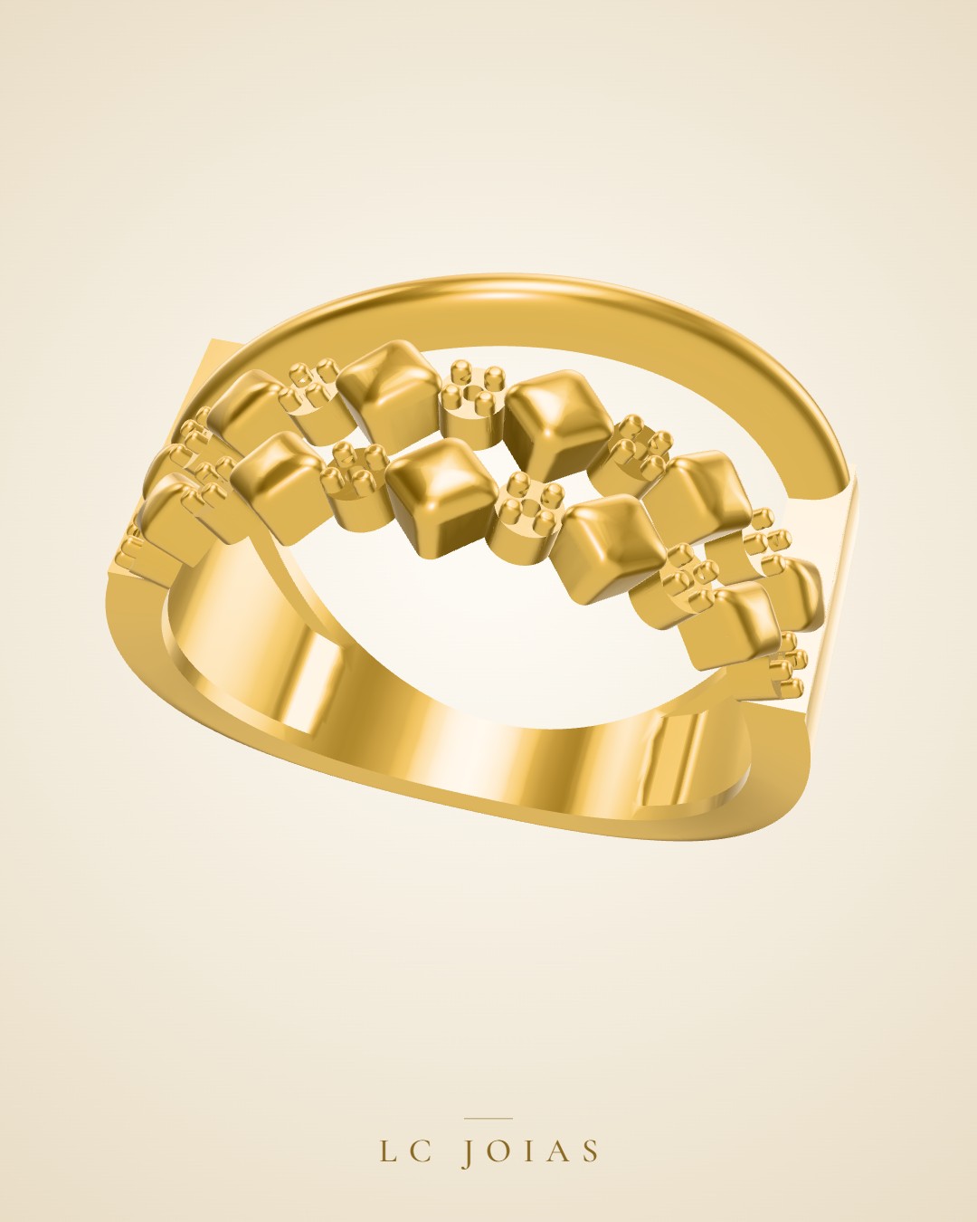 Anel 6418 an em ouro