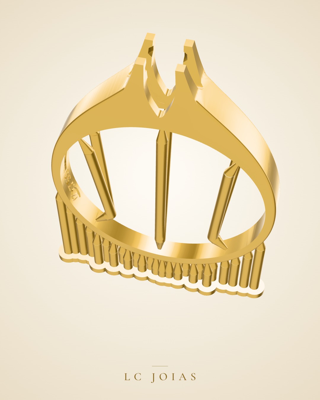 Anel 967 an em ouro