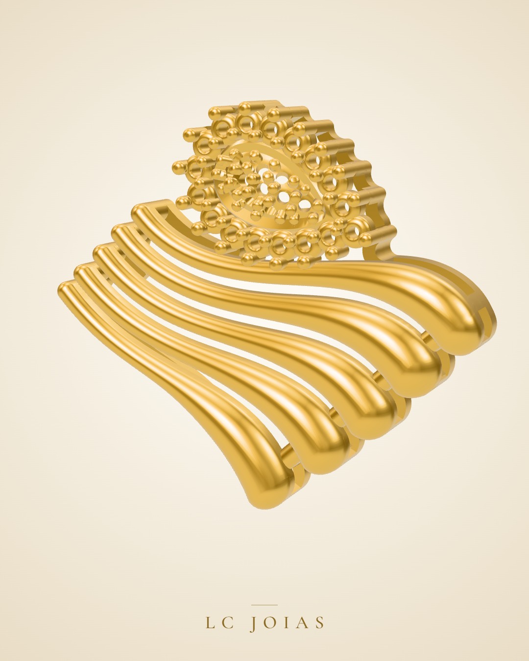 Brinco 7047 br em ouro