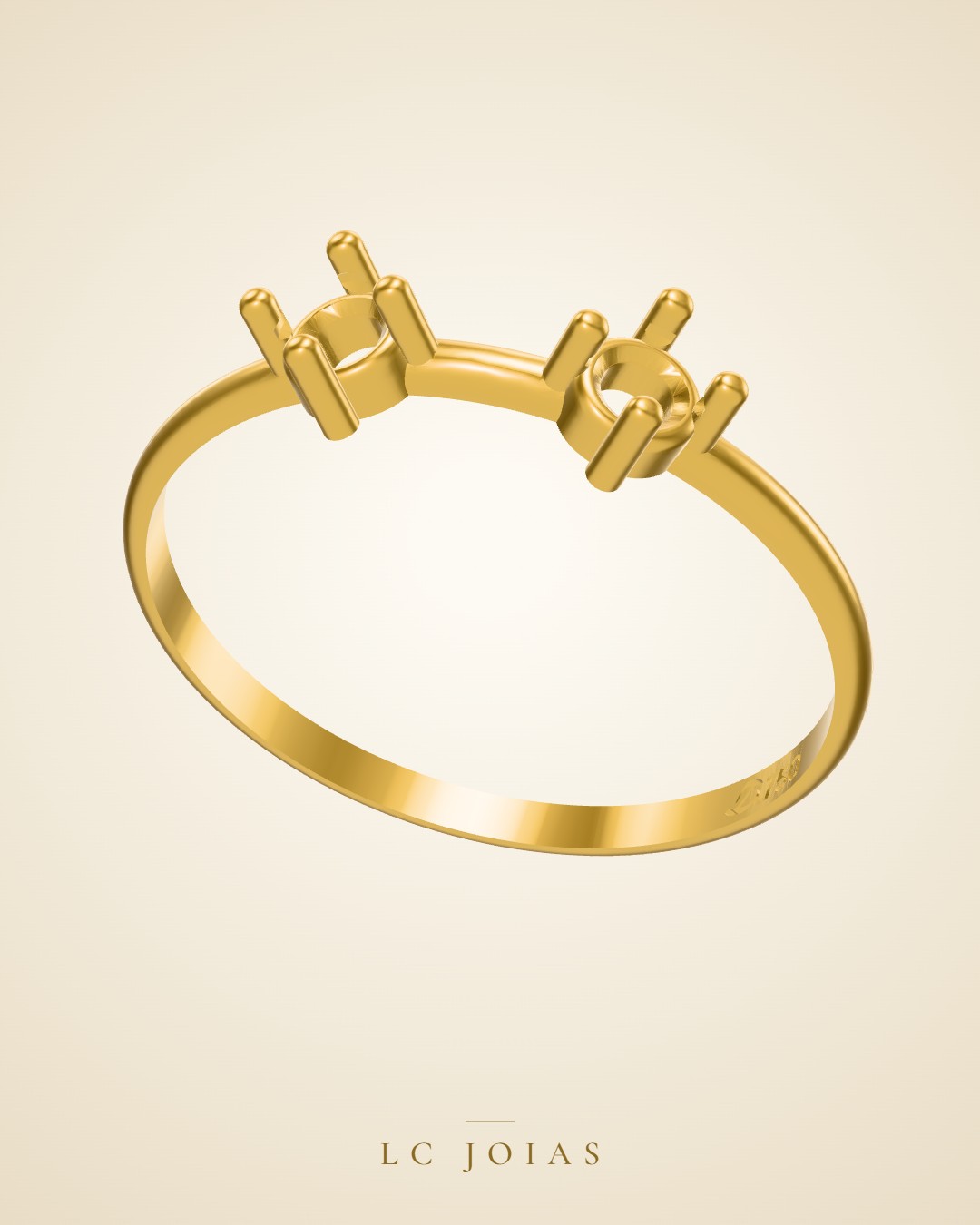 Anel 7420 an em ouro