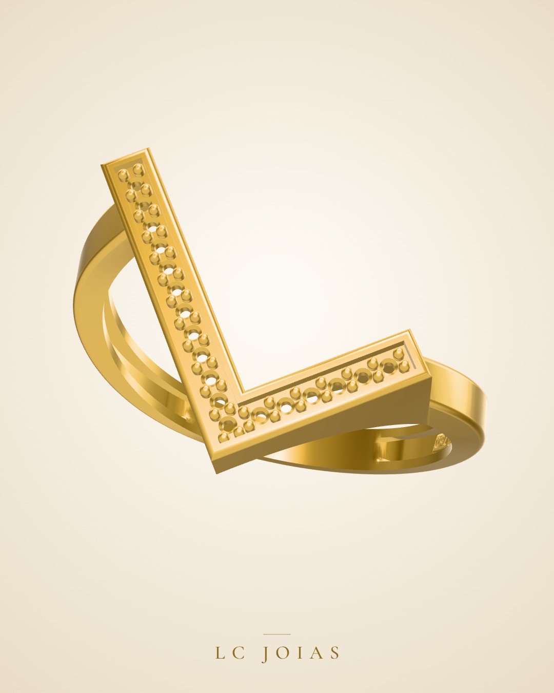Anel 1404 z an em ouro