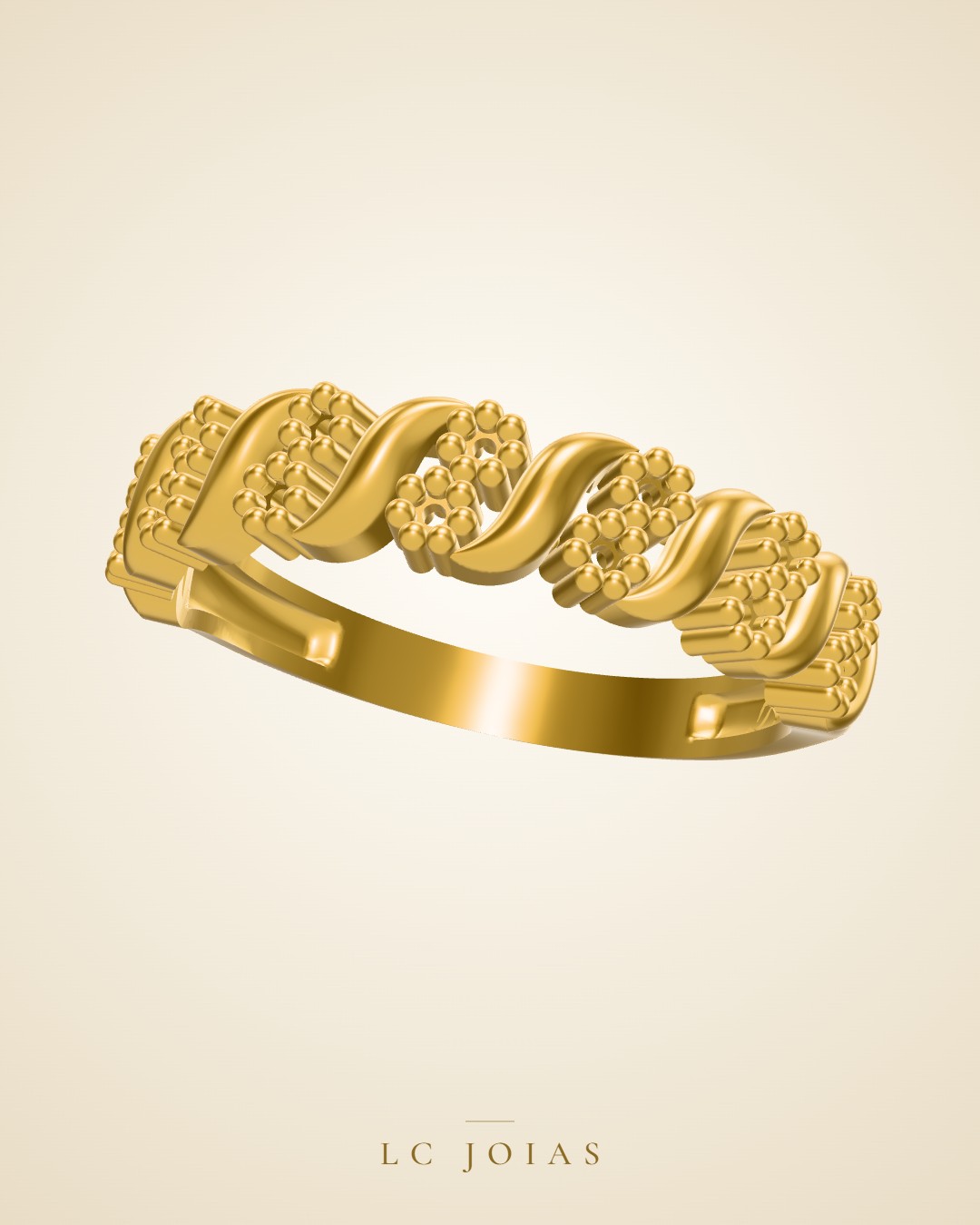 Anel 6348 an em ouro