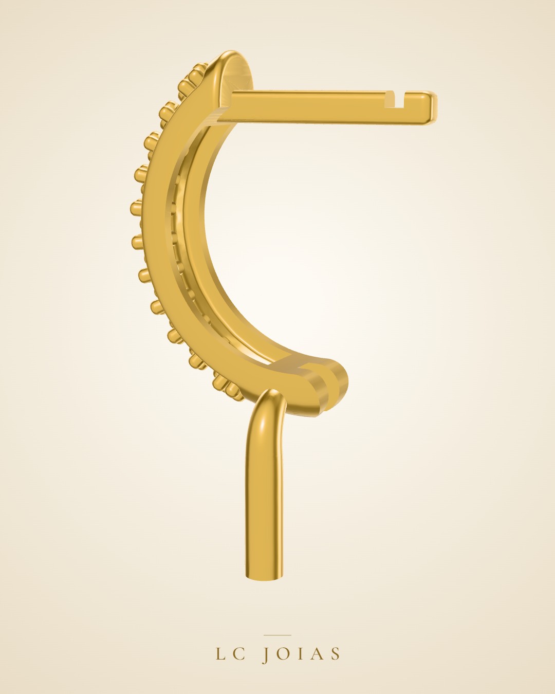 Brinco d 0127 br 12mm em ouro