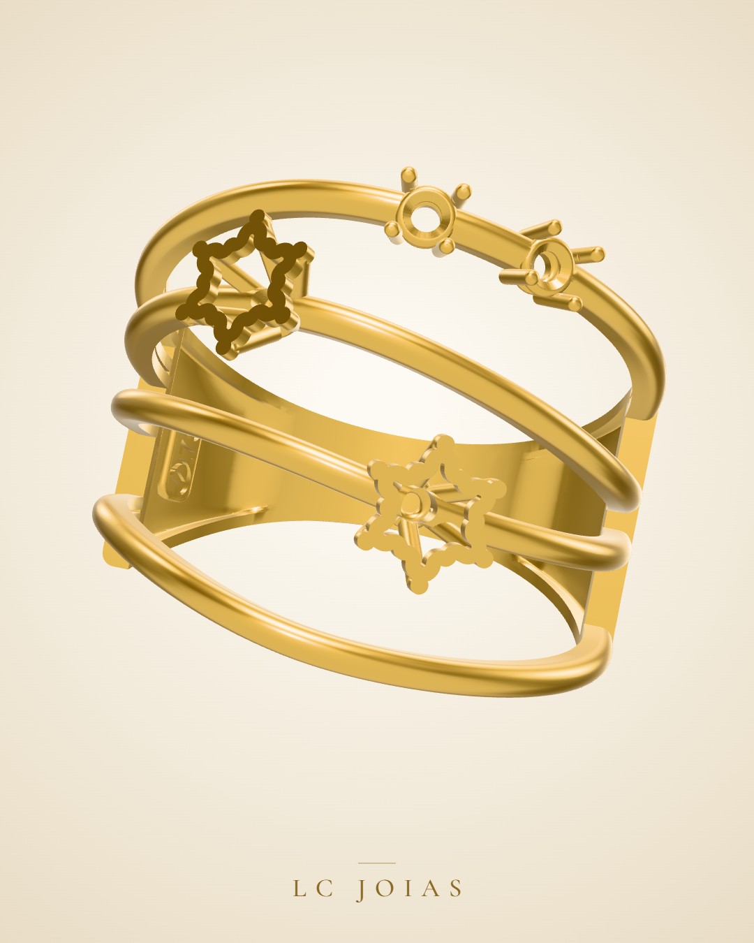 Anel 7928 an em ouro