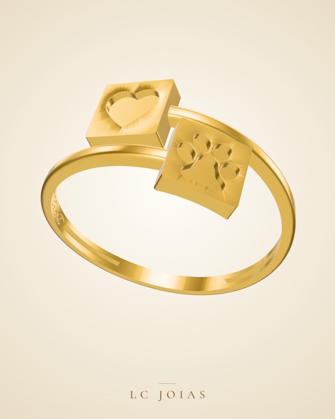 Anel 1787 an em ouro