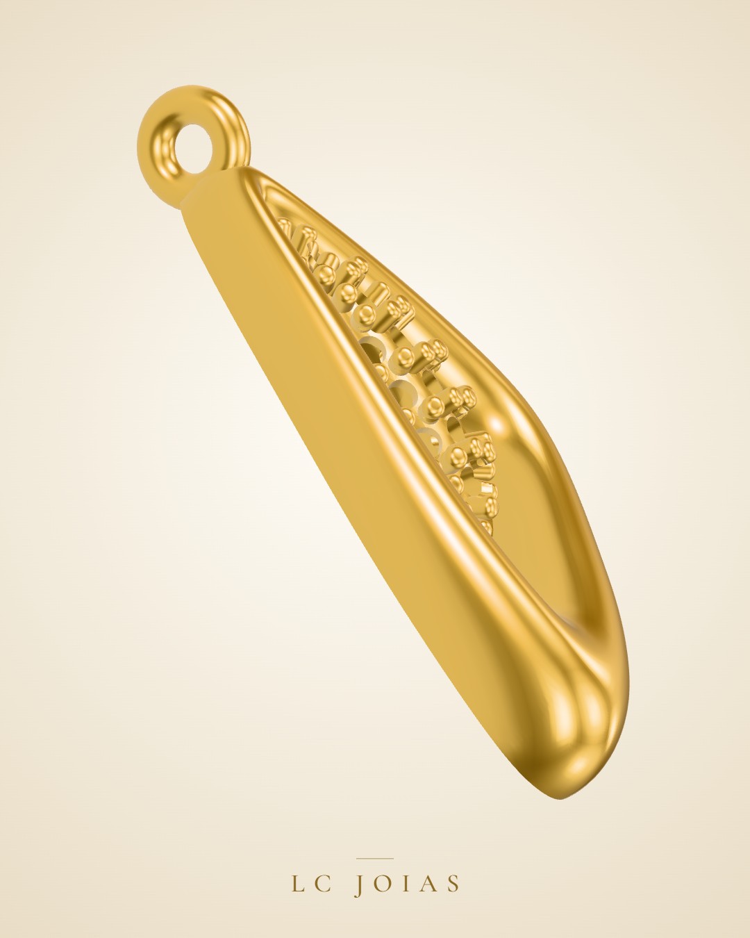 Brinco mirrored copy of 6212br cima em ouro