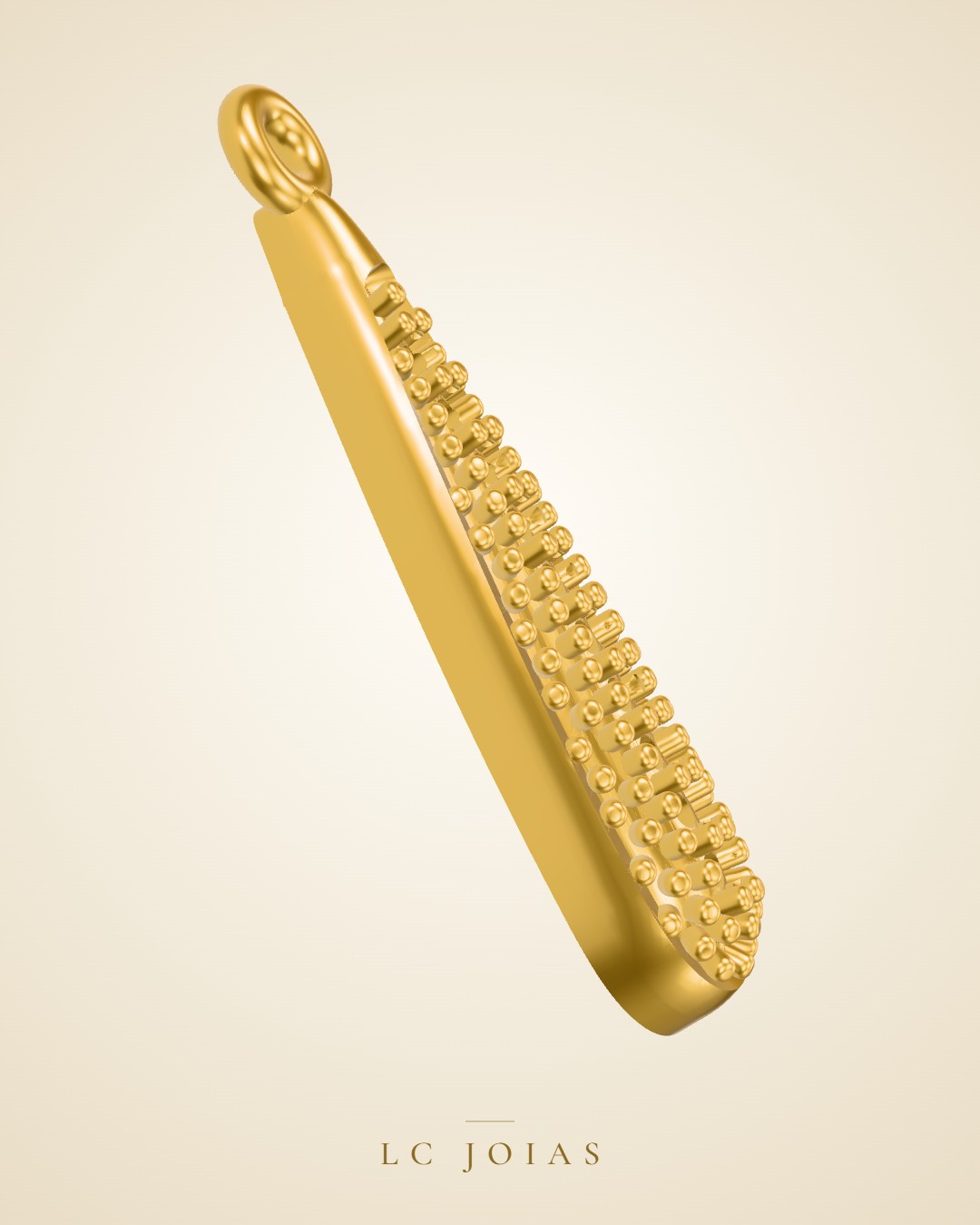 Brinco mirrored copy of 6298br cima em ouro