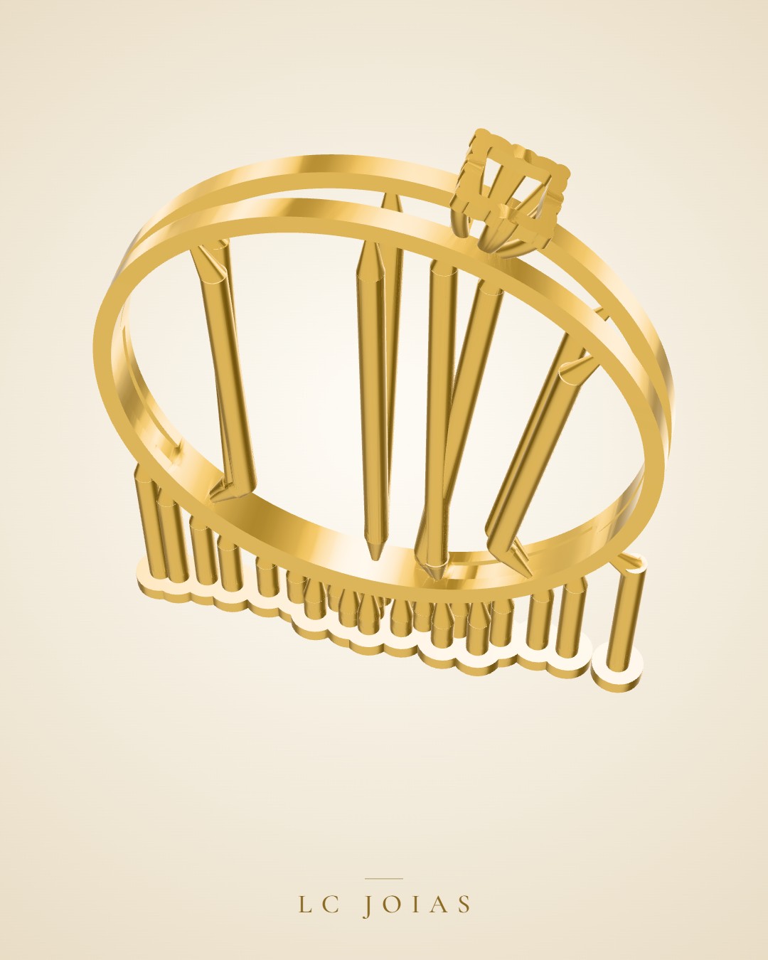 Anel 7397 an em ouro