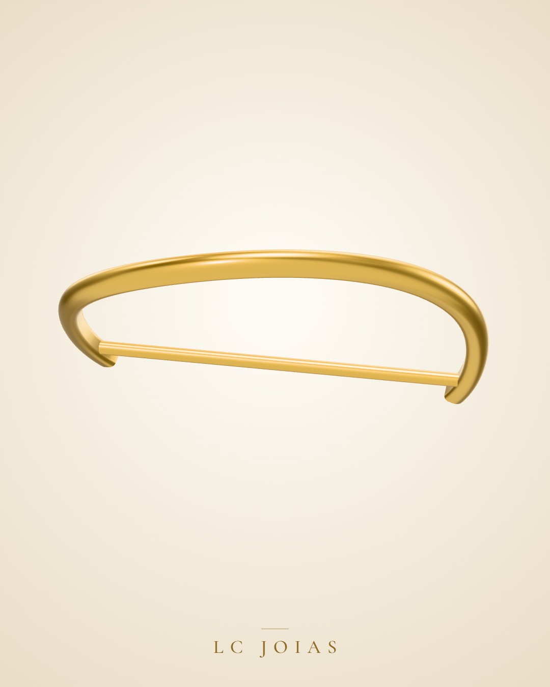 Anel 7851 an aplique 01 em ouro