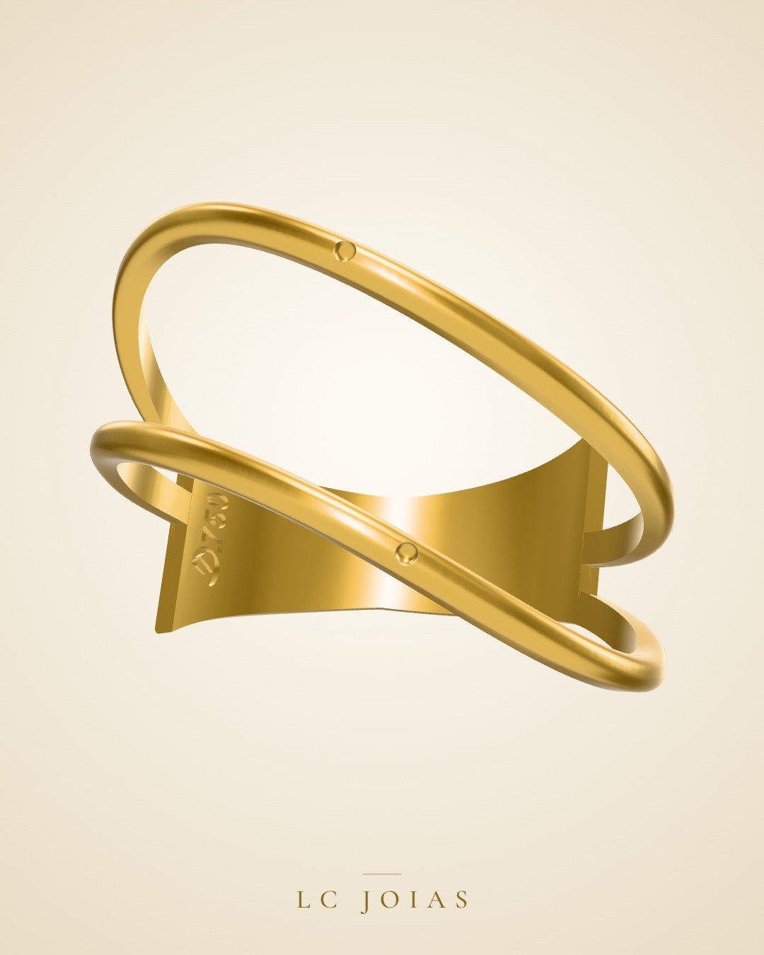 Anel 8319 an em ouro