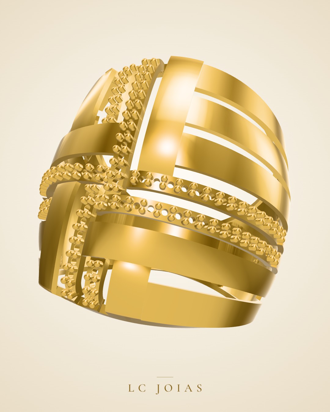 Anel 8079 an em ouro