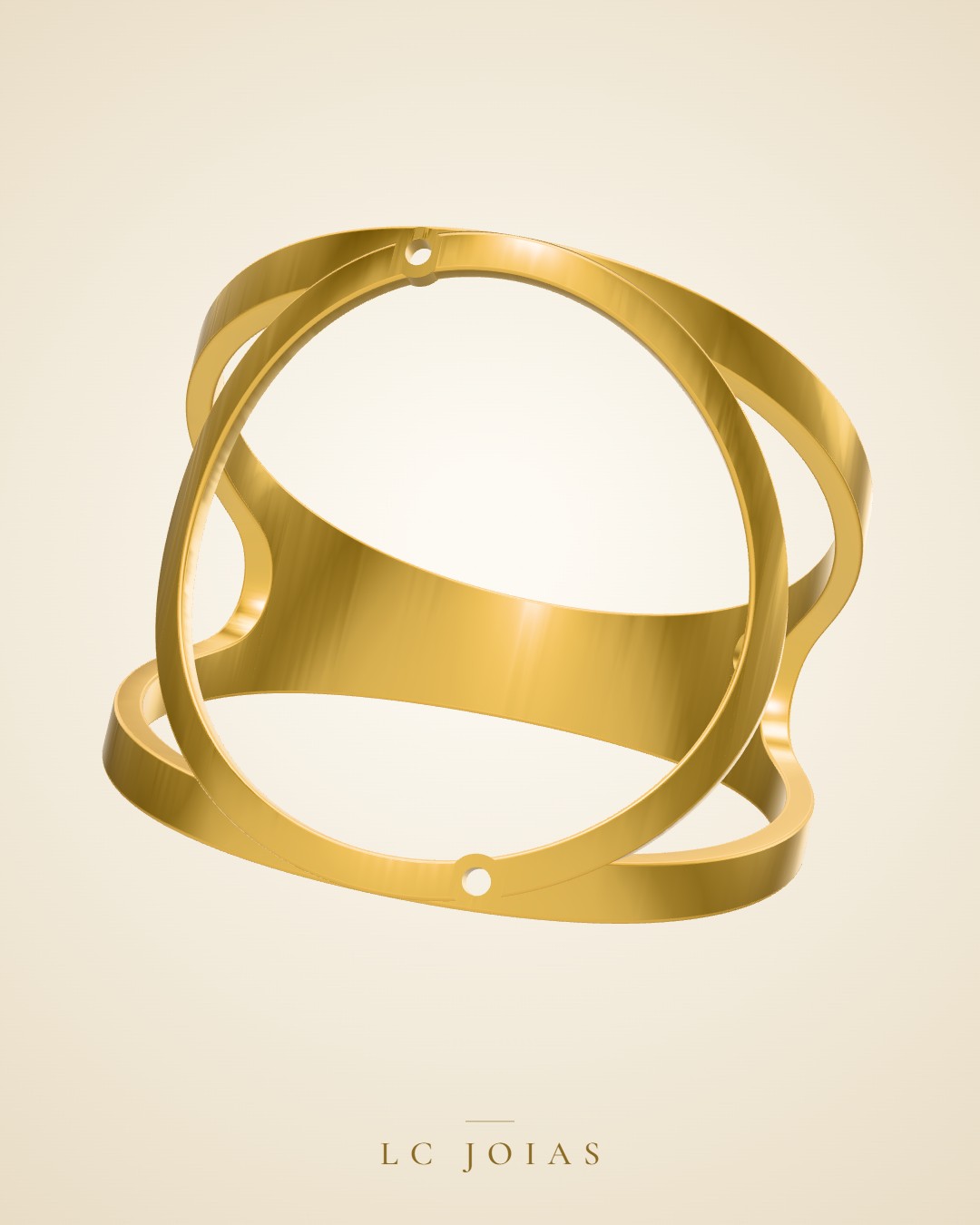 Anel 7525 an em ouro