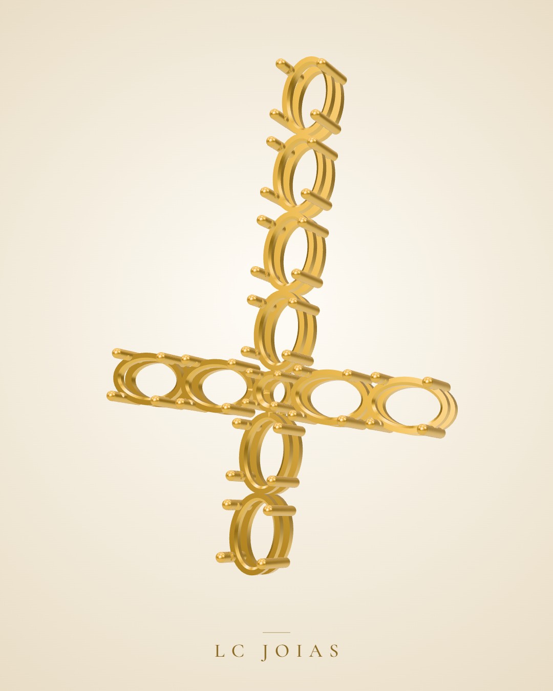Pingente 8132 pg em ouro