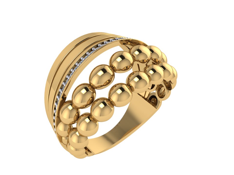 Anel 7537 an em ouro