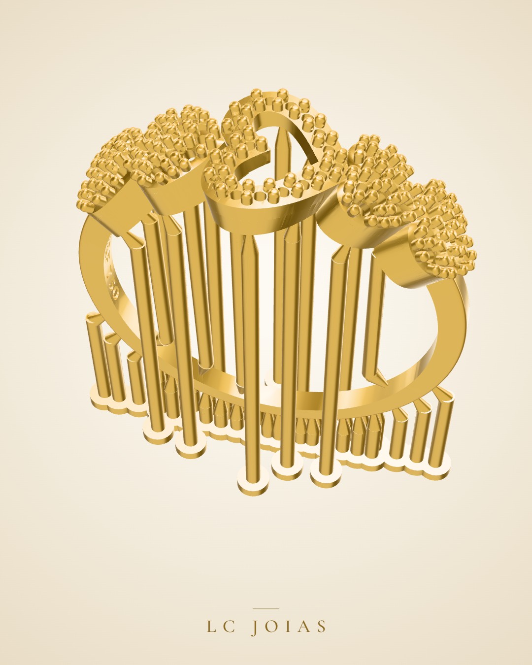 Anel 811an em ouro