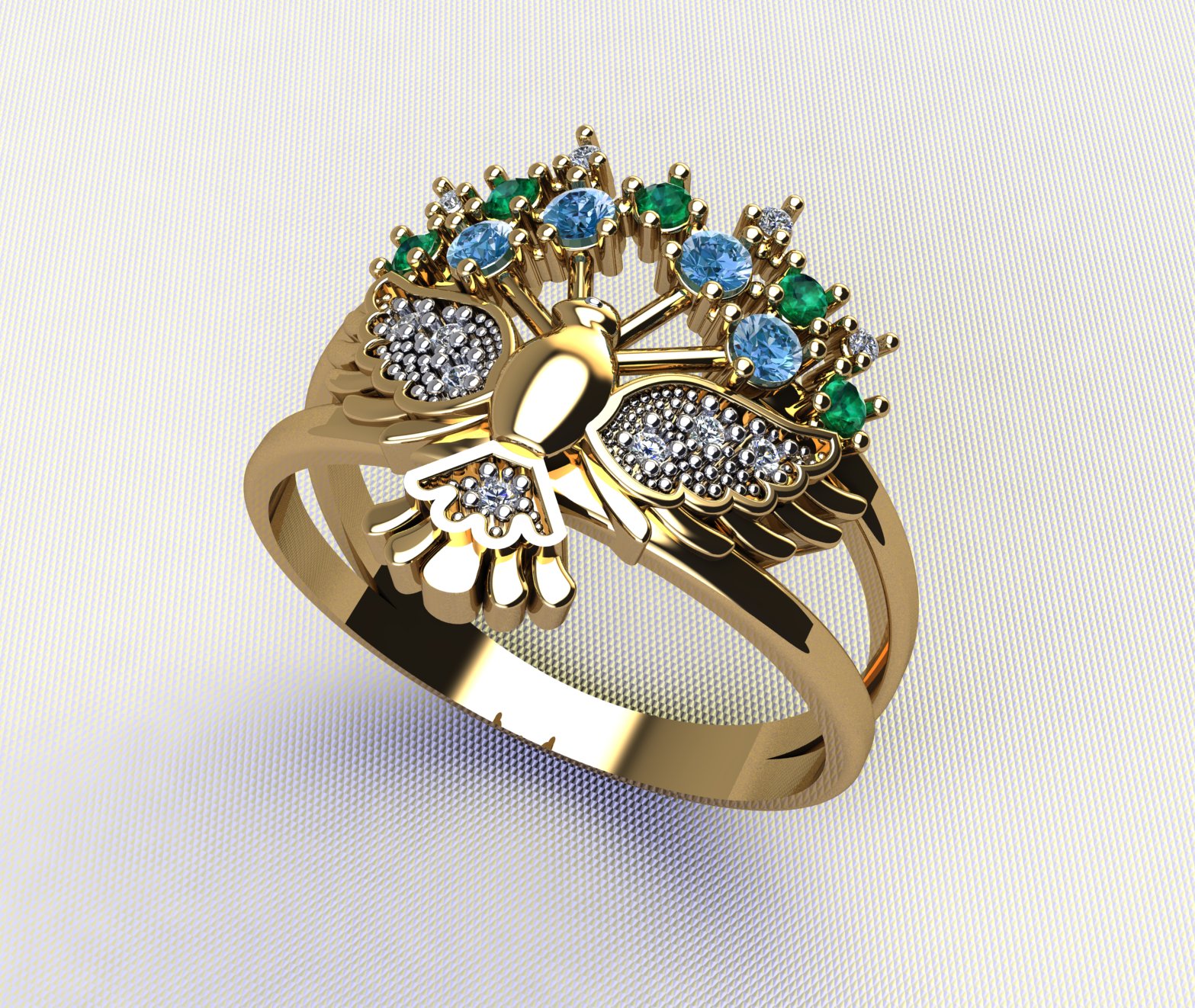 Anel 8678 an em ouro