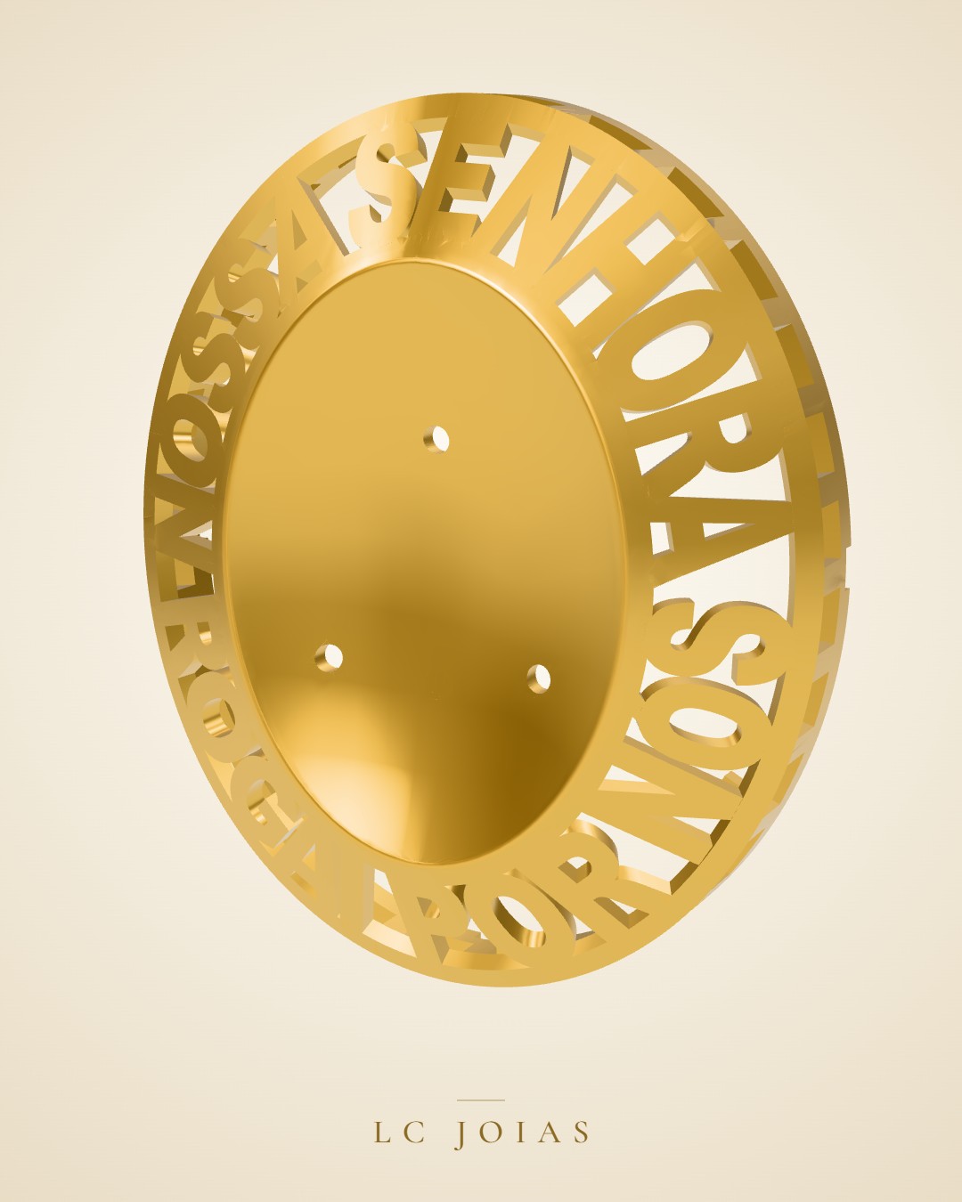 Pingente 7052 pg em ouro
