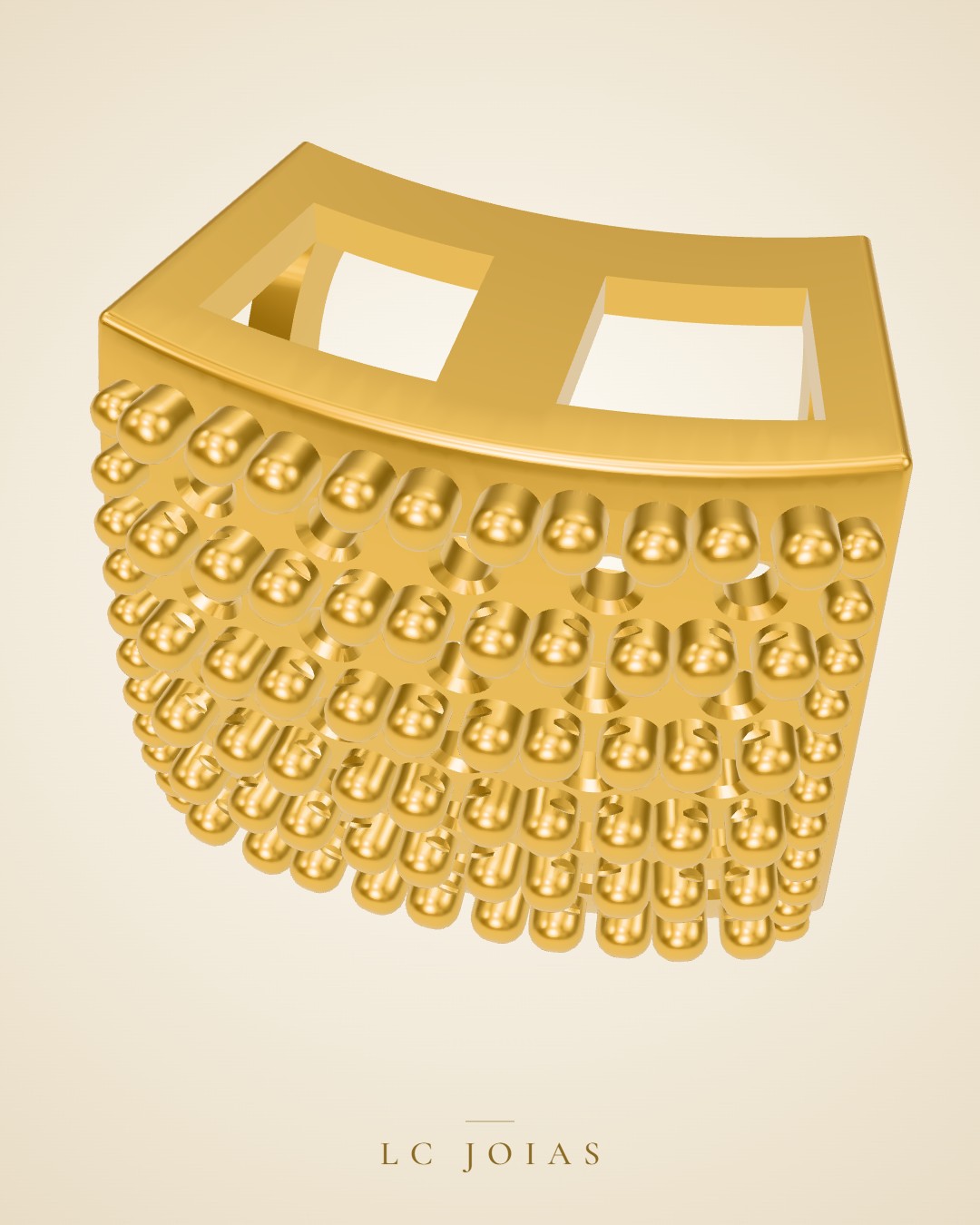 Anel 0544 z an em ouro