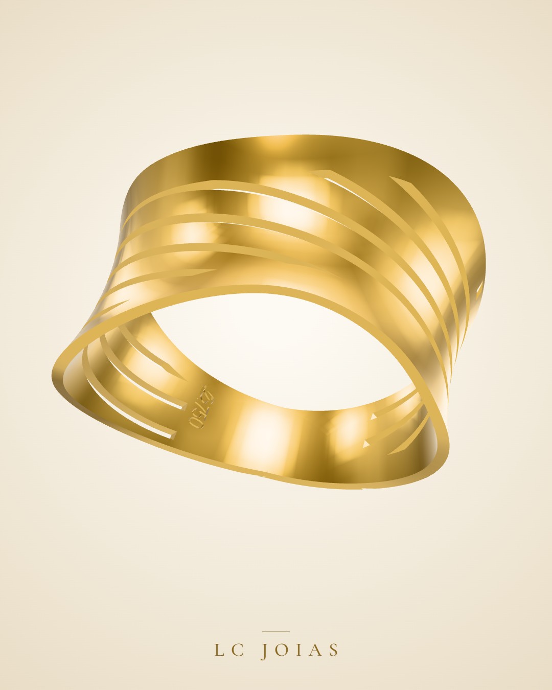 Anel anel 3533 em ouro