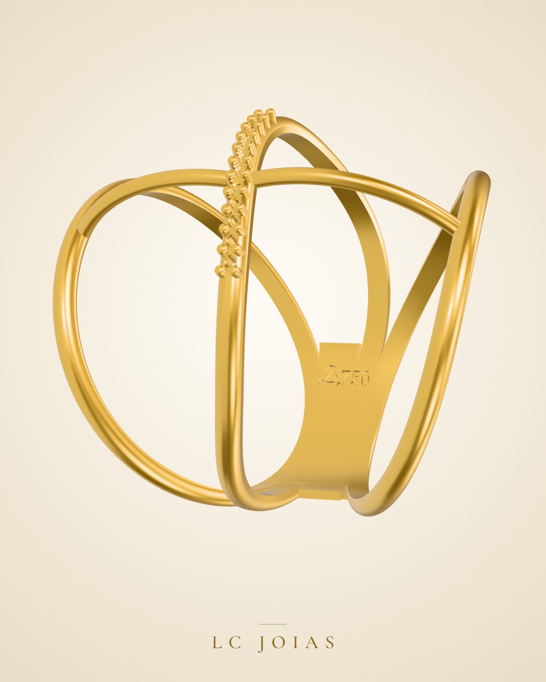 Anel 8231 an em ouro