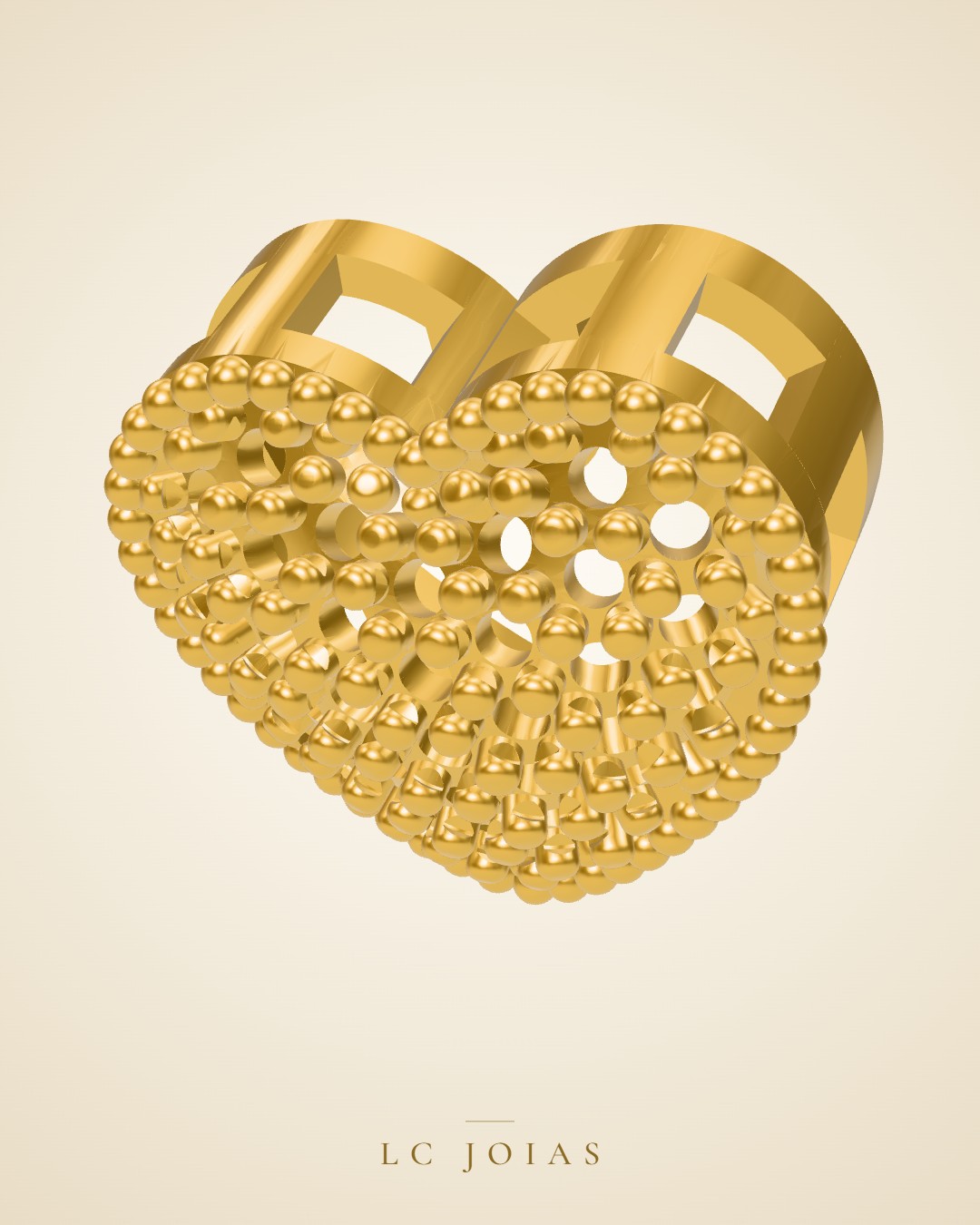 Brinco mirrored copy of 764br em ouro