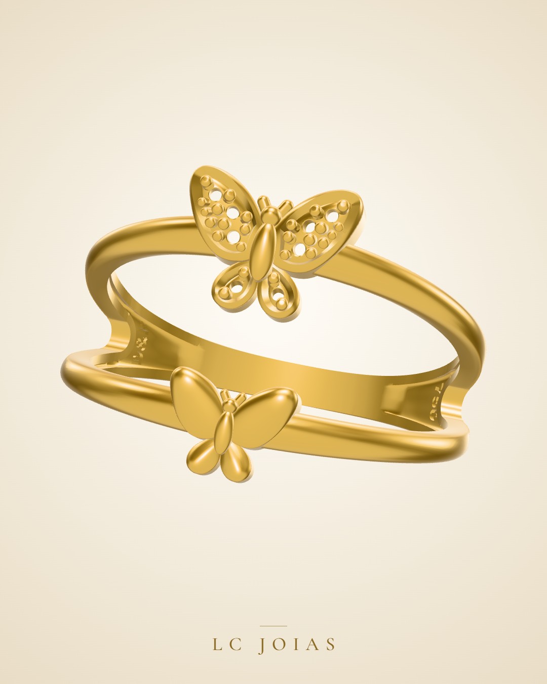 Anel 716 an em ouro
