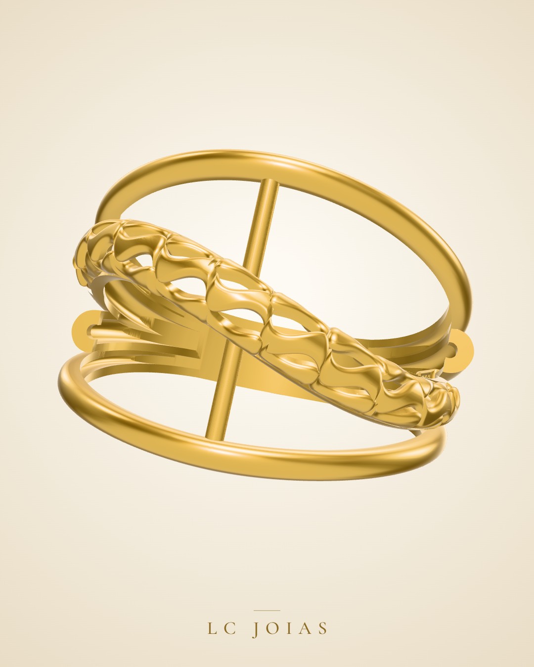 Anel 1040 z an em ouro