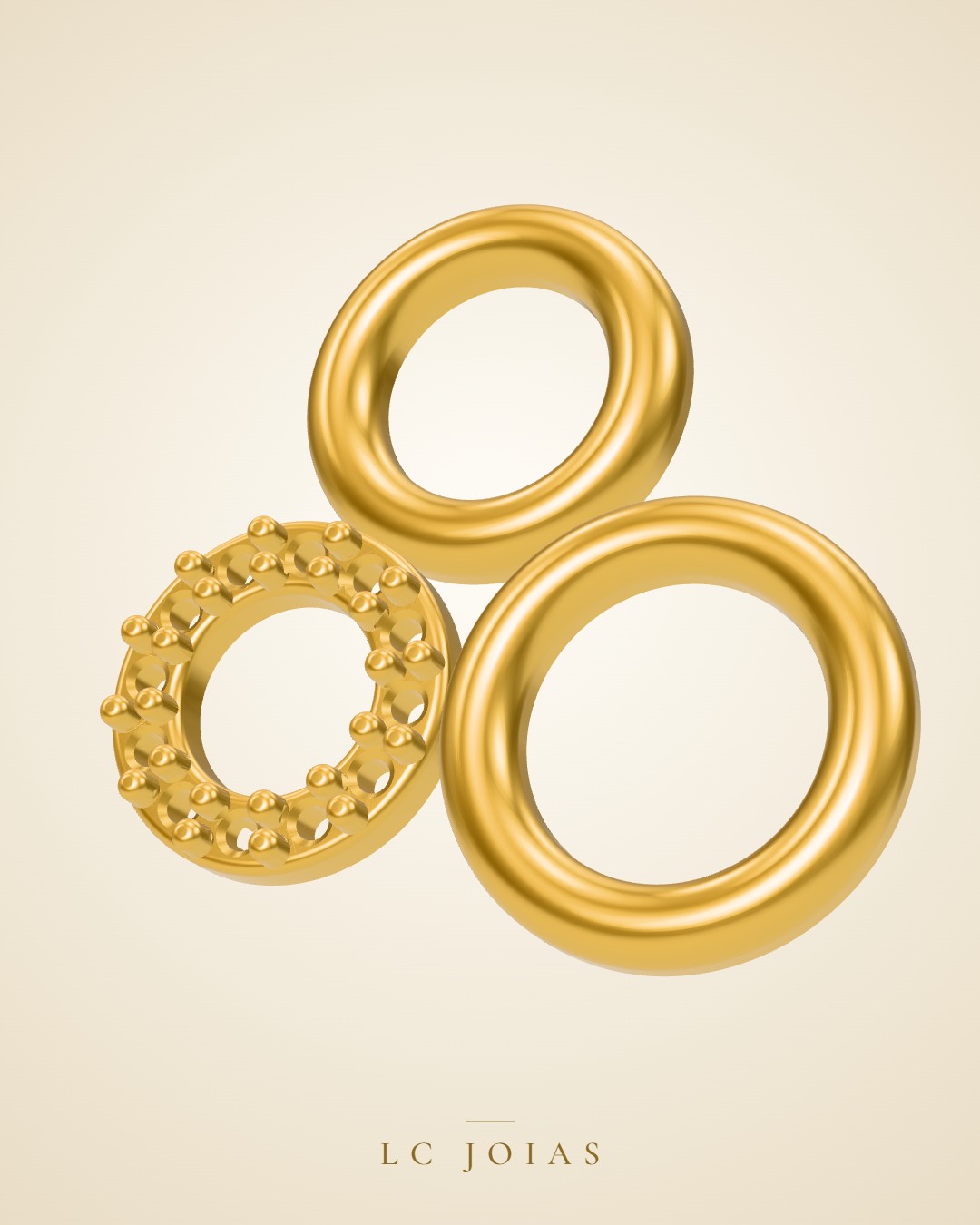 Brinco 7525 br 02(fazer espelho) em ouro