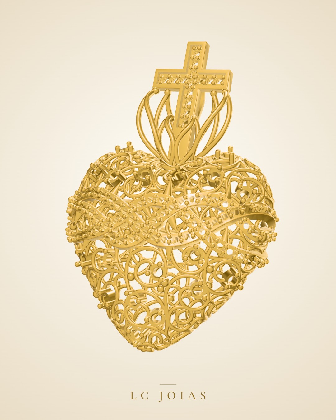 Pingente 8242 pg pd.stl s em ouro