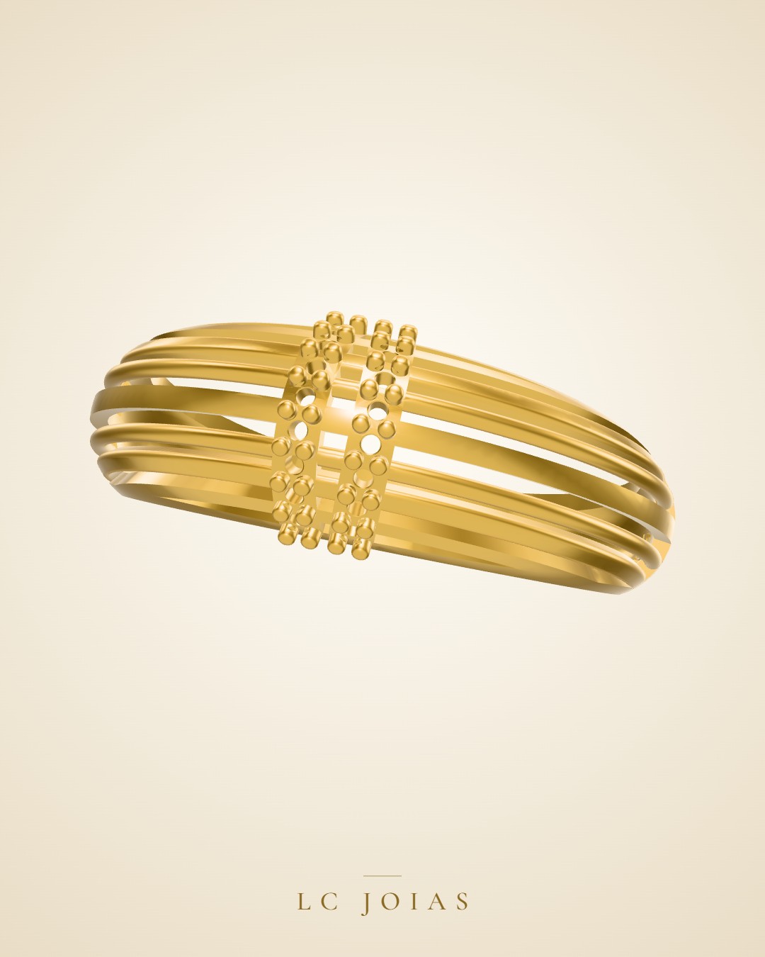 Anel 019 an em ouro